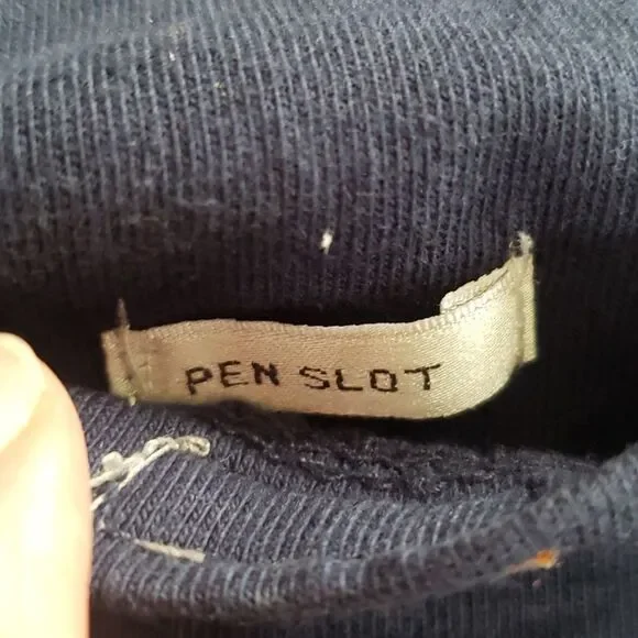 Ariat Navy V-Neck T-Shirt Mens M Work Shirt - Picture 7 of 7